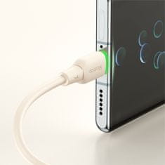 Mcdodo MCDODO USB-C HITRI POLNILNI KABEL ZA SAMSUNG XIAOMI TIPA C 6A 100W 1M VODIL BEŽ