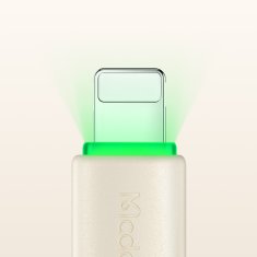 Mcdodo MCDODO POLNILEC USB STRELA HITRO POLNJENJE KABEL ZA IPHONE 1M VODIL BEŽ
