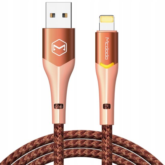 Mcdodo MCDODO USB STRELA HITRO POLNJENJE KABEL 36W ZA IPHONE 13 14 2M VODIL ORANŽNA