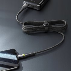 Mcdodo MCDODO USB LIGHTNING HITRI POLNILNI KABEL 36W ZA IPHONE 13 14 1M VODIL ČRNO
