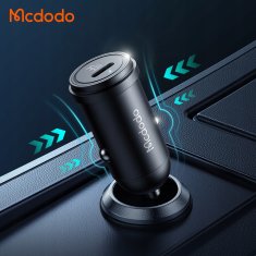 Mcdodo MCDODO MOČAN HITER TELEFONSKI POLNILEC MAJHEN USB-C 30W VODIL
