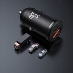 Mcdodo MCDODO MOČAN HITER AVTOMOBILSKI POLNILEC ZA TELEFON 2X USB USB-C 33W VODIL