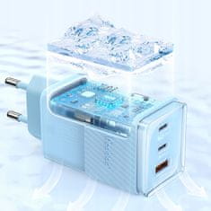 Mcdodo MCDODO HITRI POLNILEC NAPAJALNIK CUBE 3X USB-C PD USB-A GAN 67W