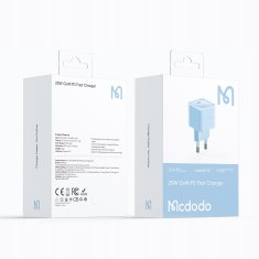 Mcdodo MCDODO HITRI POLNILEC CUBE USB-C 20W USB TIPA C ZA IPHONE 13 14 15 PRO