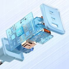 Mcdodo MCDODO HITRI POLNILEC NAPAJALNIK CUBE 3X USB-C PD USB-A GAN 67W