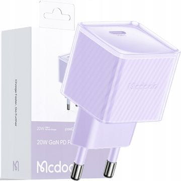 Mcdodo MCDODO HITRI POLNILEC CUBE USB-C 20W USB TIPA C ZA IPHONE 13 14 15 PRO
