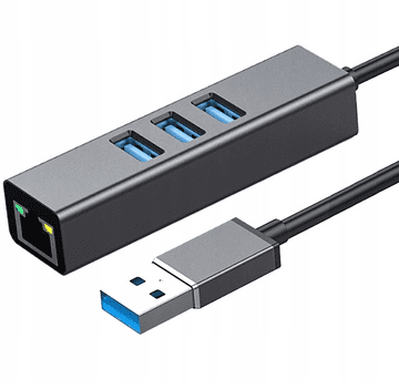 CO2 ADAPTER USB ETHERNET ADAPTER OMREŽNA KARTICA LAN HUB USB GIGABIT RJ45