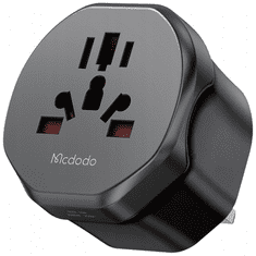 Mcdodo MCDODO ADAPTER POTOVALNI ADAPTER ANGLEŠKI VTIČ IZ UK V USA EU US UK