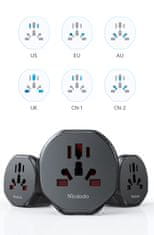 Mcdodo MCDODO ADAPTER POTOVALNI ADAPTER ANGLEŠKI VTIČ IZ UK V USA EU US UK