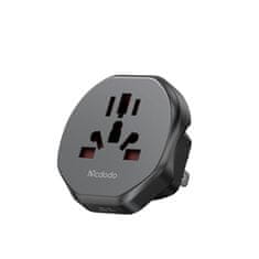 Mcdodo MCDODO ADAPTER POTOVALNI ADAPTER ANGLEŠKI VTIČ IZ ZDA V ZDA EU IN EU