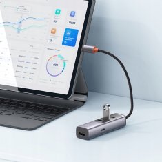 Mcdodo MCDODO ADAPTER HUB USB-C RAZDELILNIK RAZDELILNIK 4X USB-A 3.0