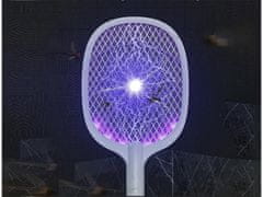 Teesa Aku. 1200mAh električni lopar UV LED uničevalec insektov 49cm USB