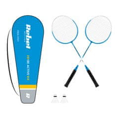 Rebel TOOLS Komplet loparjev za badminton ACTIVE + torba