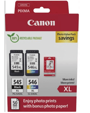 Canon komplet črnil PG-545XL / CL-546XL in GP-501 Foto papir