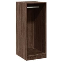 Vidaxl Garderobna omara rjavi hrast 48x41x102 cm inženirski les