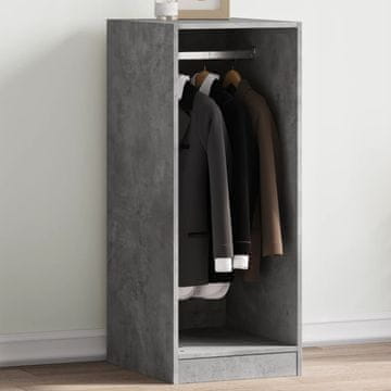 Vidaxl vidaXL Garderobna omara betonsko siva 48x41x102 cm