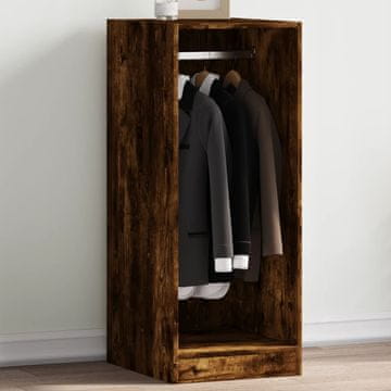 Vidaxl vidaXL Garderobna omara dimljen hrast 48x41x102 cm