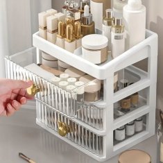 Korbi Organizer za kozmetiko, F36 bela