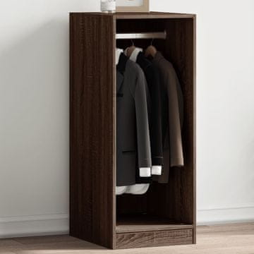 Vidaxl vidaXL Garderobna omara, siva, hrast sonoma, 48x41x102 cm