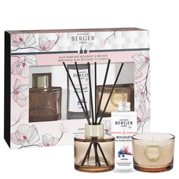 Maison Berger Paris Darilni set aroma difuzor Bolero Magnolia Liliflora 80 ml + sveča 80 g