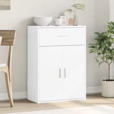 Vidaxl Komoda bela 60x30x84 cm inženirski les