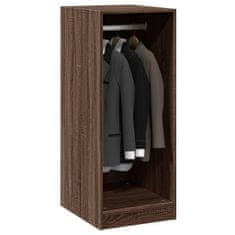 Vidaxl Garderobna omara rjavi hrast 48x41x102 cm inženirski les