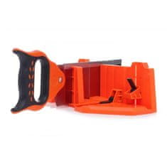 Kraft&Dele Ročna žaga z PVC šablono za rezanje kotov 350mm