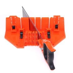Kraft&Dele Ročna žaga z PVC šablono za rezanje kotov 350mm