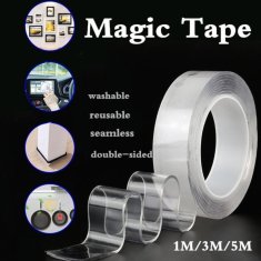 Malatec Obojestranski trak MAGIC TAPE za večkratno uporabo 30x300mm