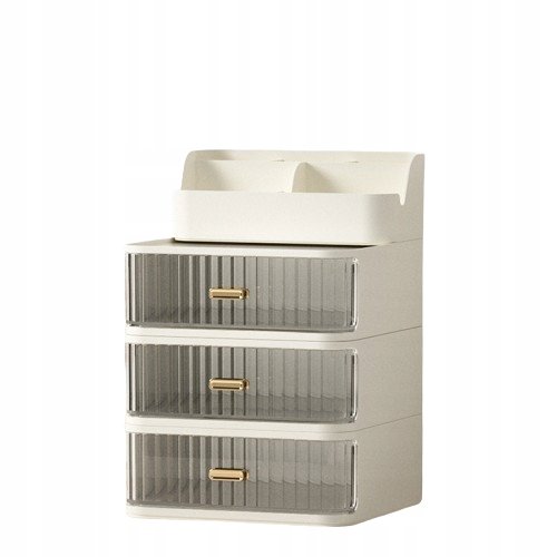 Korbi Organizator škatla za kozmetiko, F34 kremna