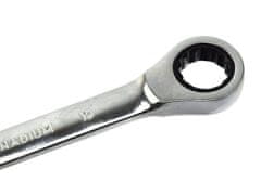 GEKO 7 Delni Set viličasto-obročnih ratchet ključev z ragljo 8-19mm