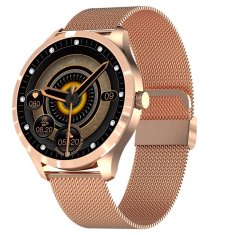 Neogo SmartWatch QS9L, rose gold/steel