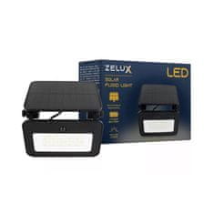 ZELUX Močen LED solarni reflektor s senzorjem gibanja 1000LM 3CCT (3000K - 4000K - 6500K)