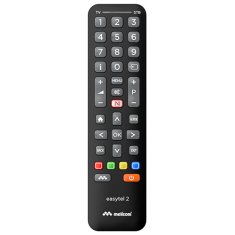 Meliconi Dálkový ovladač , 808061, EASYTEL 2, univerzální, pro 1 TV + 1 DDT + SAT dekodér, 2 programovací režimy, 34 kláves