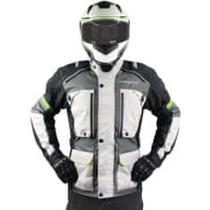 Cappa Racing Moška moto jakna FIORANO siva / bela 2XL