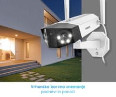 Reolink DUO B750 IP kamera, 2 objektiva, 2K , Dual WiFi, baterija, 180°, barvno nočno snemanje, IP66