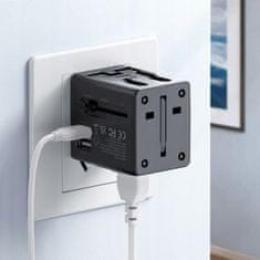 Mcdodo MCDODO POLNILEC USB ADAPTER ADAPTER ANGLEŠKI VTIČ UK EU US