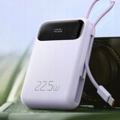 Mcdodo MCDODO POWERBANK 10000MAH Z ZASLONOM 3X USB USB-C 22,5W + USB-C KABEL