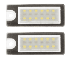 CO2 KOMPLET LUČI LED ZA OSVETLITEV REGISTRSKE TABLICE, AUTOTUNE, ZA VOLVO S60, VOLVO S80, VOLVO V70, VOLVO XC70, VOLVO XC90