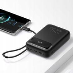 Mcdodo MCDODO POWERBANK 10000MAH Z ZASLONOM 3X USB USB-C 22,5W + USB-C KABEL