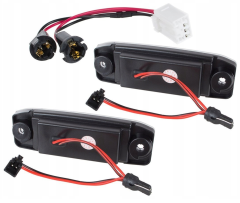 CO2 KOMPLET LUČI LED ZA OSVETLITEV REGISTRSKE TABLICE, AUTOTUNE, ZA HYUNDAI KONA, HYUNDAI KONA N/SUV, HYUNDAI SONATA VI, HYUNDAI I30 KOMBI, HYUNDAI I40 I, HYUNDAI I40 I CW, HYUNDAI I40 I KOMBI VAN, KIA SP