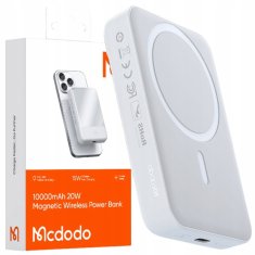 Mcdodo Mcdodo Indukcijska Powerbank Za Magsafe 12 13 14 15 Mini Brezžična 10000