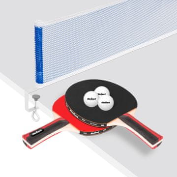 Rebel TOOLS Komplet loparjev za namizni tenis z mrežico