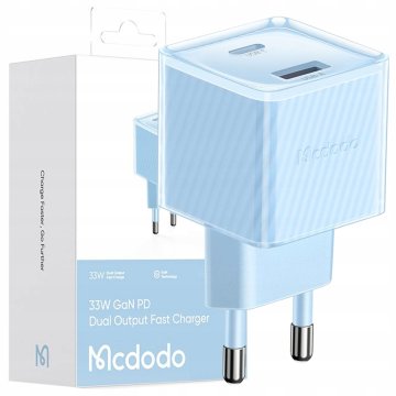 Mcdodo MCDODO HITRI TELEFONSKI POLNILEC 2X USB USB-C 33W GAN