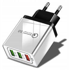 CO2 CO2 HITRI POLNILEC 3X USB ZA TELEFON SAMSUNG HITRO POLNJENJE 3.0 18W