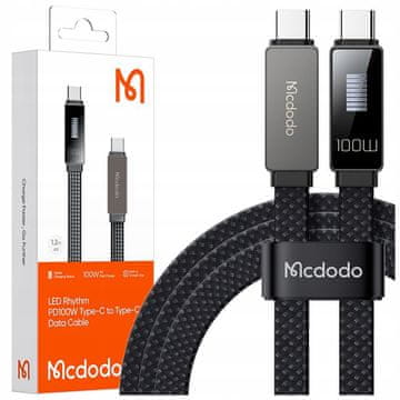 Mcdodo MCDODO USB-C HITRO POLNJENJE KABEL ZA SAMSUNG JABOLKO USB TIPA C 100W 1M VODIL