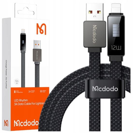 Mcdodo MCDODO POLNILEC USB STRELA HITRO POLNJENJE KABEL ZA IPHONE 1M VODIL
