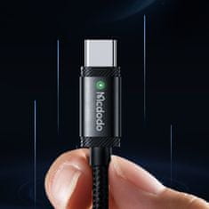 Mcdodo MCDODO USB-C HITRI POLNILNI KABEL ZA SAMSUNG XIAOMI TIPA C 6A 120W 2M VODIL