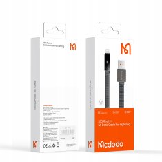 Mcdodo MCDODO POLNILEC USB STRELA HITRO POLNJENJE KABEL ZA IPHONE 1M VODIL