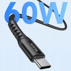 Mcdodo MCDODO KRATEK KABEL ZA HITRO POLNJENJE USB-C ZA SAMSUNG APPLE USB TIPA C 60W